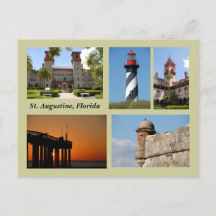 Saint Augustine, Florida Postcard Vykort