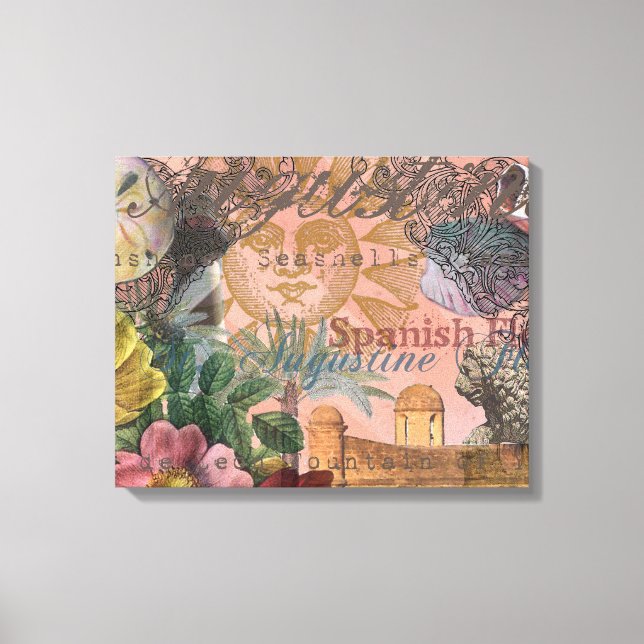 saint augustine florida-resantik konst canvastryck (Framsida)