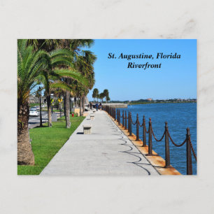 Saint Augustine, Florida-riverfront Vykort