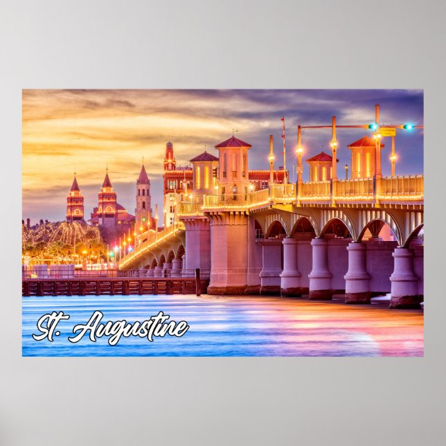 Saint Augustine, Florida, USA Poster (Framsidan)