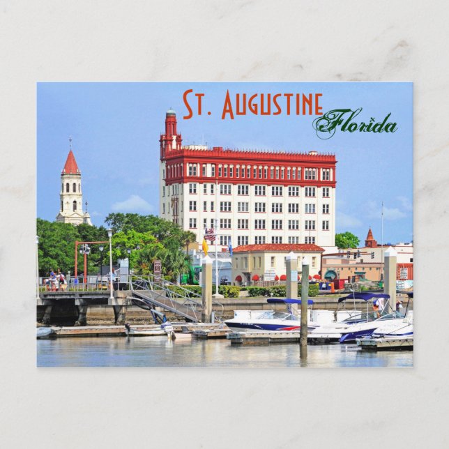 Saint Augustine, Florida, USA Vykort (Framsida)