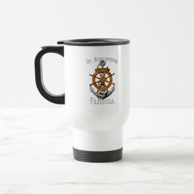 Saint Augustine Florida Vacation Nautical Anchor H Resemugg (Vänster)