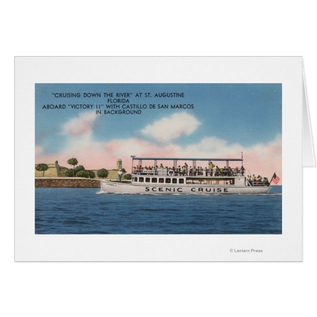 Saint Augustine, Florida - Victory-View Hälsningskort (Framsidan Horizontal)