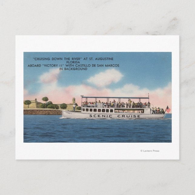 Saint Augustine, Florida - Victory-View Vykort (Framsida)
