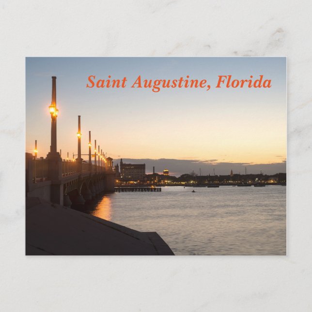 Saint Augustine, Florida Vykort (Framsida)