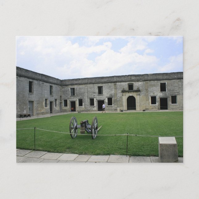 Saint Augustine Fort Castillo de San Marcos II Vykort (Framsida)