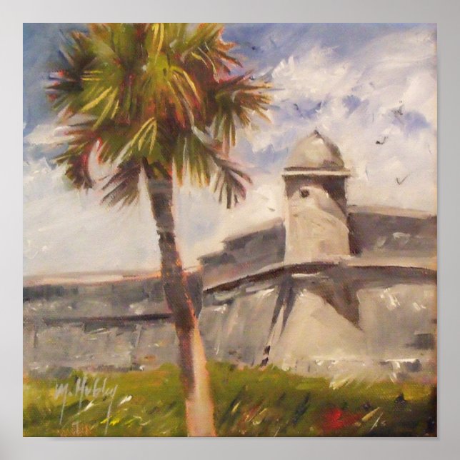 Saint Augustine Fort - Castillo de san Marcos Poster (Framsidan)