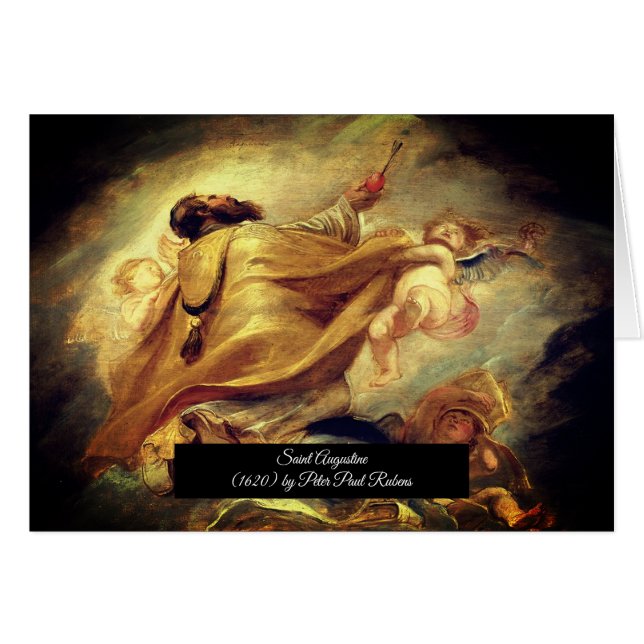 Saint Augustine Hälsningskort (Framsidan Horizontal)