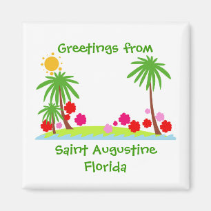 Saint Augustine, kylmagnet Floirida Magnet