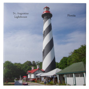 Saint Augustine Lighthouse-panel Kakelplatta