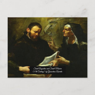 Saint Augustine och Saint Monica Vykort