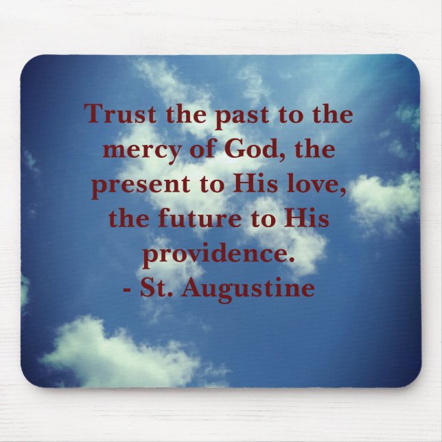 Saint Augustine Quote Musmatta (Framsidan)