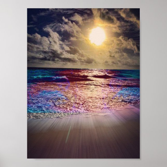 Saint Augustine Sunset Beach Poster (Framsidan)