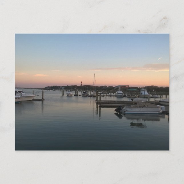Saint Augustine Sunset Vykort (Framsida)