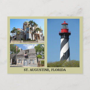 Saint Augustine Tourist Sites Vykort