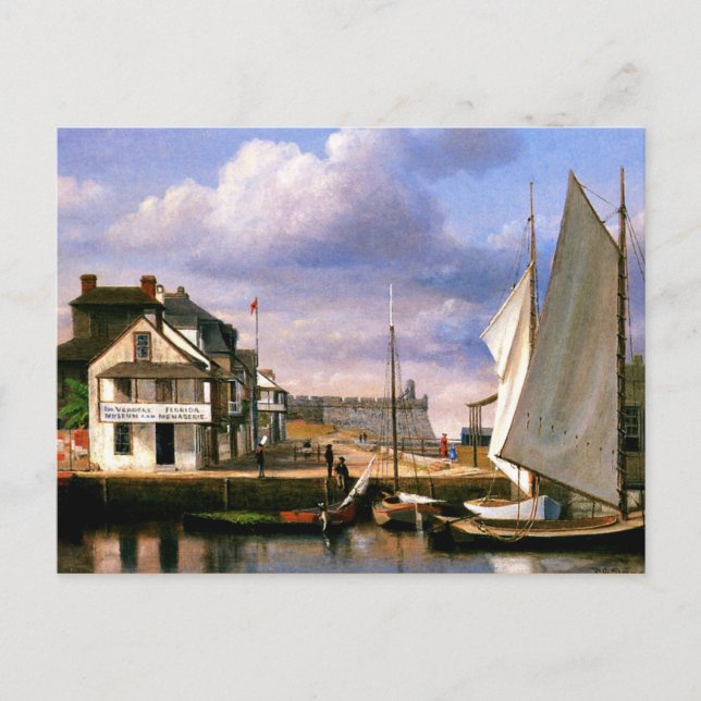 Saint Augustine Waterfront-målning Vykort (Framsida)