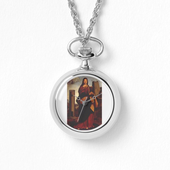 Saint Barbara av Giovanni Antonio Bolsmugglo Armbandsur (Framsida)