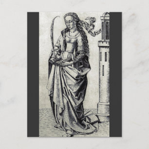 Saint Barbara och hennes torn Vykort