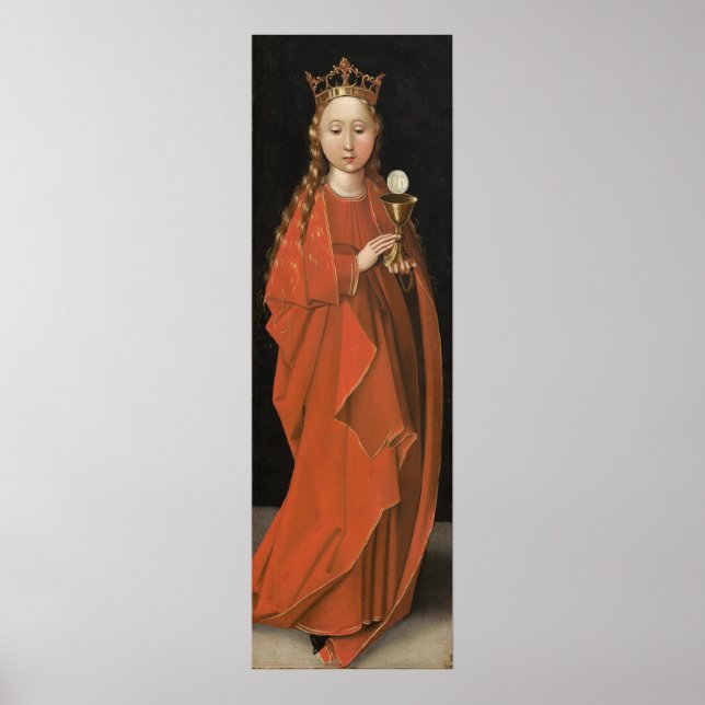 Saint Barbara - Starck Triptych Fine Art Poster (Framsidan)
