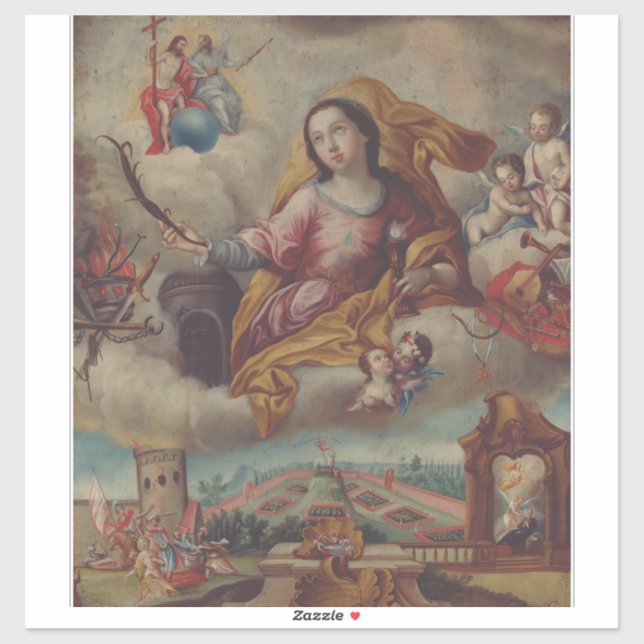 Saint Barbara Virgin och Martyr Klistermärken (Ark)