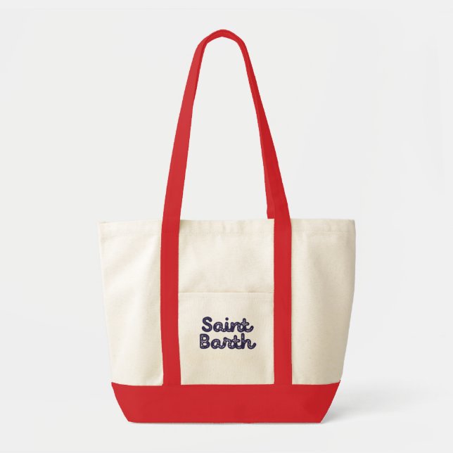 Saint Barth Tote Bag Tygkasse (Framsidan)