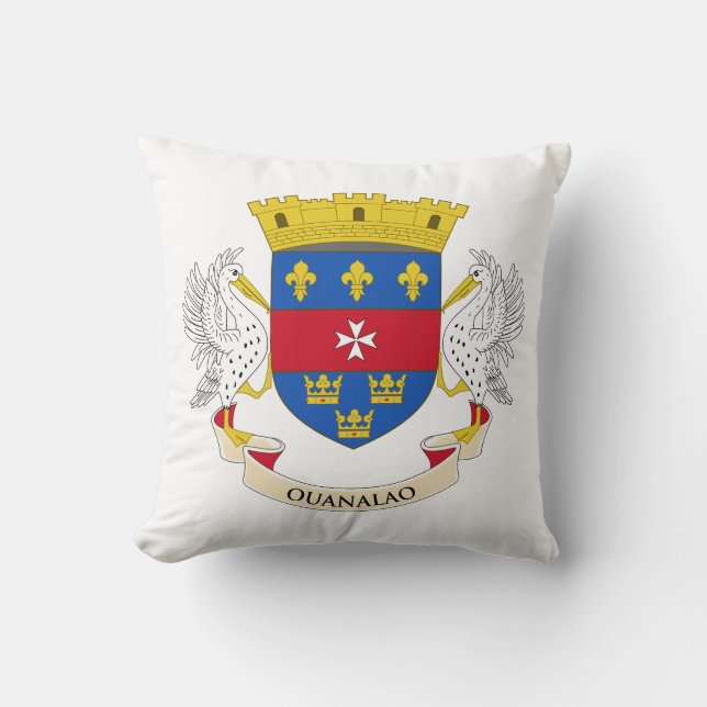 Saint Barthélemy Flagga Kudde (Framsida)