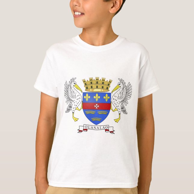 Saint Barthelemy Jackar av Arm T Shirt (Framsida)