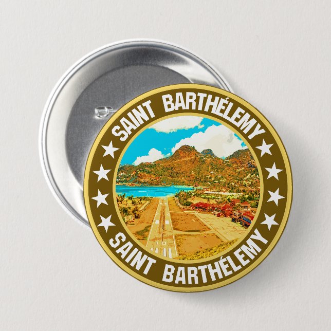 Saint Barthélemy Knapp (Framsida & baksida)