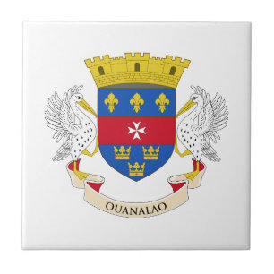 Saint-Barthélemys flagga Kakelplatta