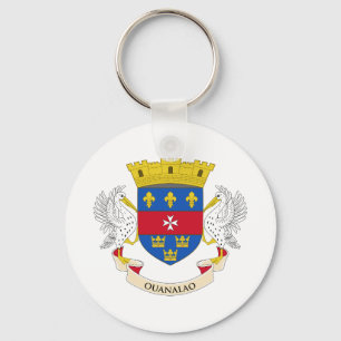 Saint-Barthélemys flagga Nyckelring