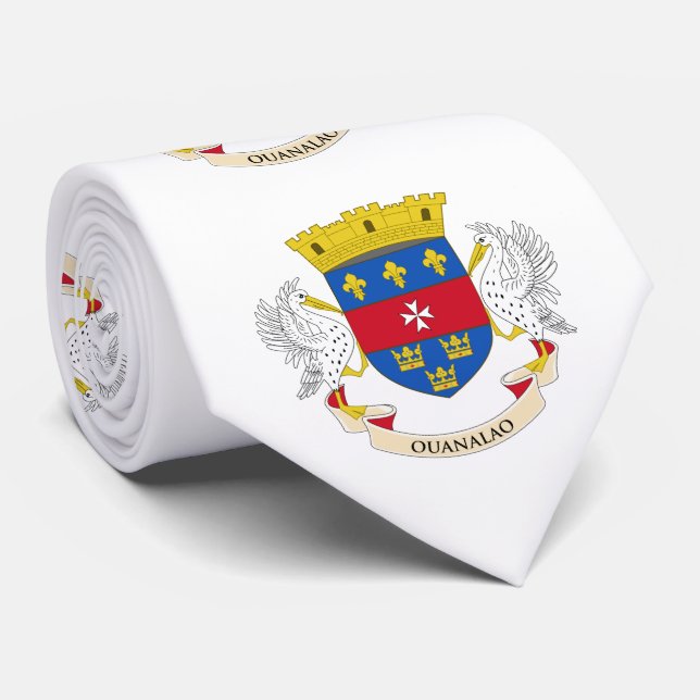 Saint-Barthélemys flagga Slips (Rullad)
