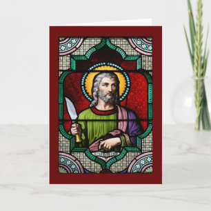 Saint Bartholomew (Apostle) lagrad glaskonst Kort