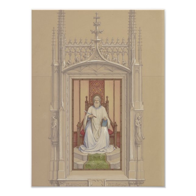 Saint Bartholomew Apostle och Martyr Fototryck (Framsidan)