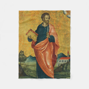 Saint Bartholomew den ortodoxa ikonen Apostle Fleecefilt