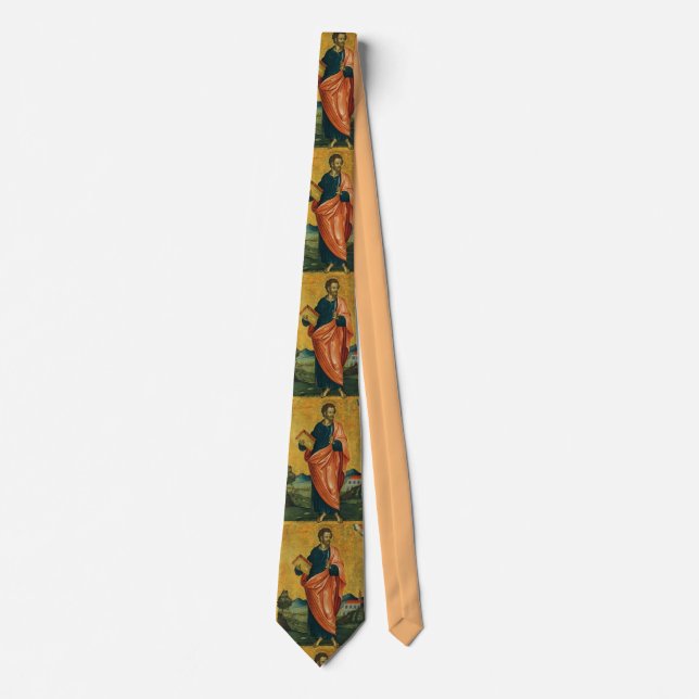 Saint Bartholomew den ortodoxa ikonen Apostle Slips (Framsida)