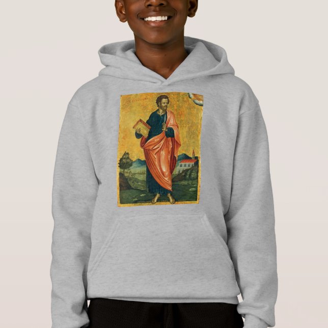 Saint Bartholomew den ortodoxa ikonen Apostle T Shirt (Framsida)