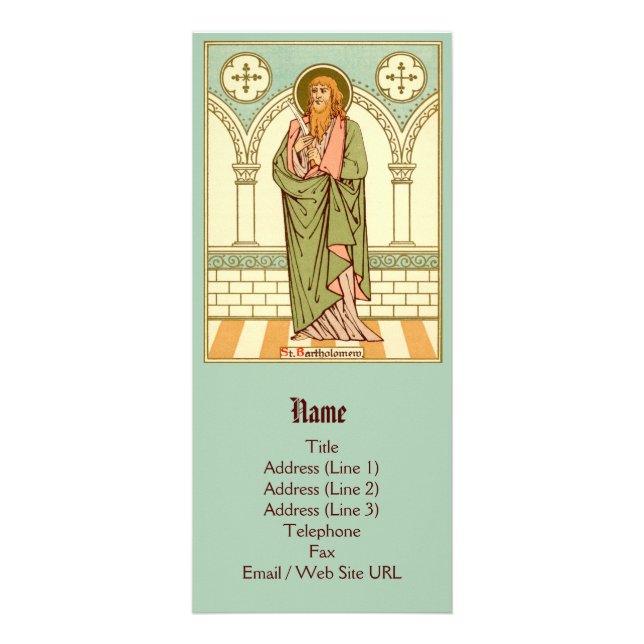 Saint Bartholomew the Apostle (RLS 03) (Stil 1) Reklamkort (Framsidan)