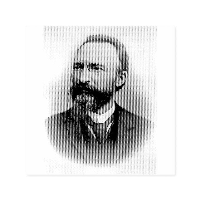 Saint Bartolo Longo Apostle från Rosary Självfärgande Stämpel (Design)