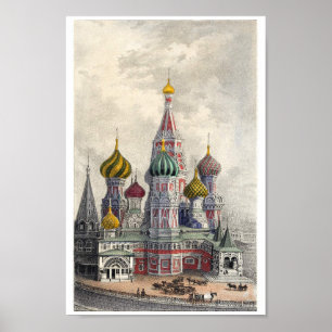Saint Basils katedral, Moskva Poster