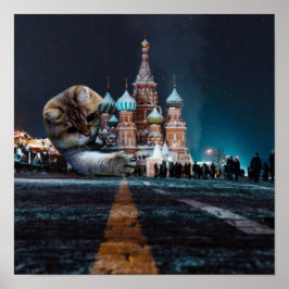 Saint Basils katedral och Hosico Poster
