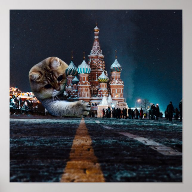 Saint Basils katedral och Hosico Poster (Framsidan)