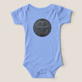 Saint Benedict Catholic Baby Bodysuit T Shirt