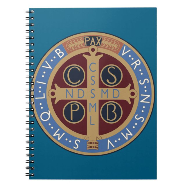Saint Benedict Medal Anteckningsbok (Framsidan)