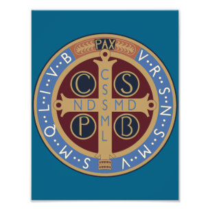 Saint Benedict Medal Fototryck