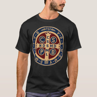 Saint Benedict Medal-katolska T Shirt