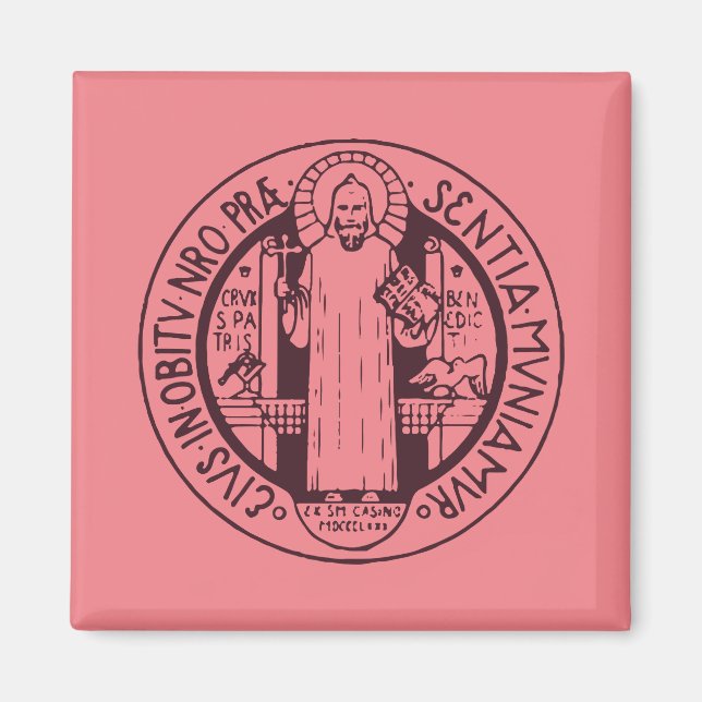 Saint Benedict Medal Magnet (Framsidan)