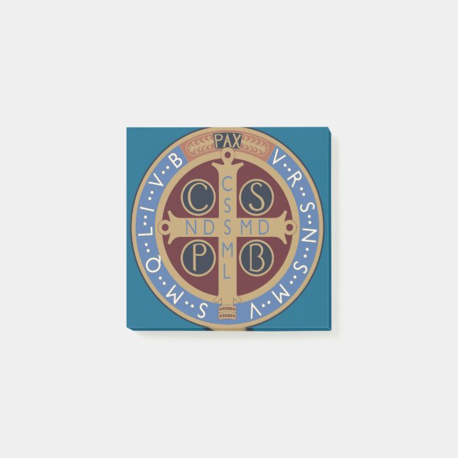 Saint Benedict Medal Post-it Block (Framsida)