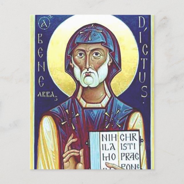 Saint Benedict of Nursia (Framsida)