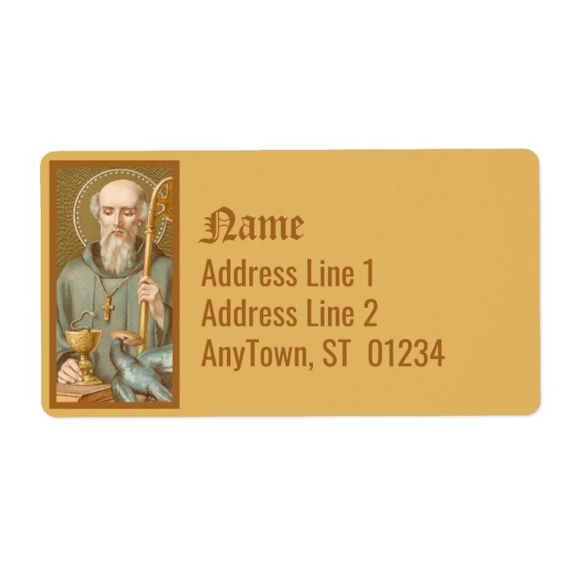 Saint Benedict of Nursia (JM 07) Fraktsedel (Framsidan)