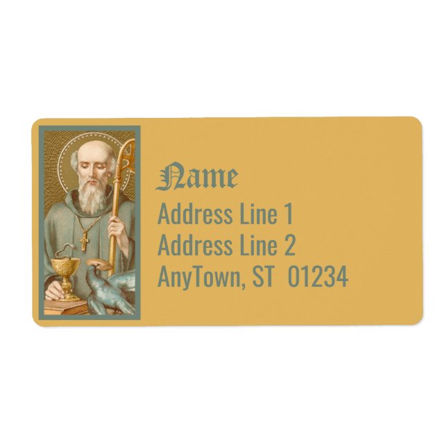 Saint Benedict of Nursia (JM 07) Fraktsedel (Framsidan)